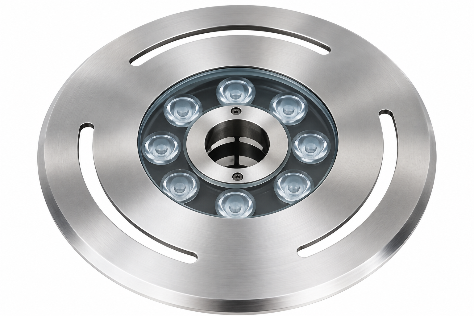 Refletor LED Anel com Grelha Inox