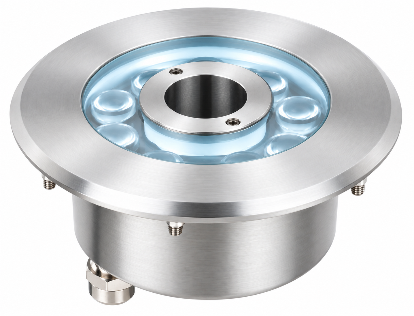 Refletor LED Anel Inox